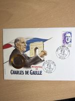 Münzbrief Charles de Gaulle 100. Geburtstag mit Münze