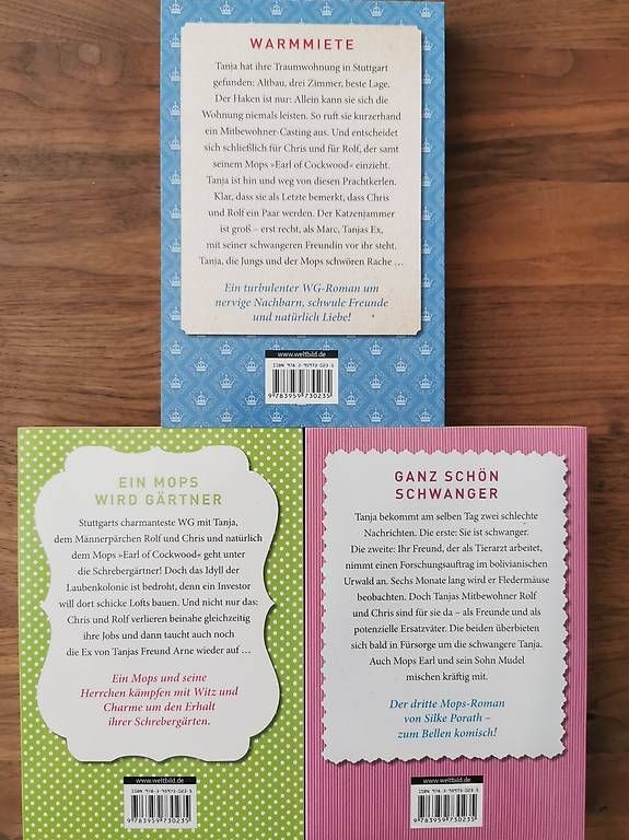 Libri: Mops-Trilogie von Silke Porath – Usato da Bellach venduto da cor_f 1