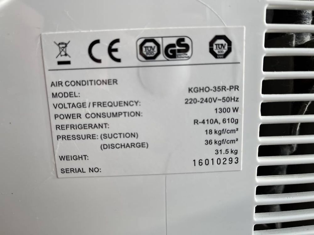Klimageräte: Klimagerät Mobile - KGHO-35R-PR – Gebraucht aus Cazis von Gonzo2014 5