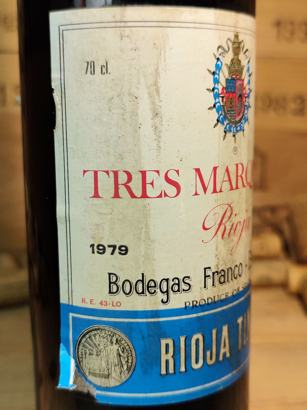 Rioja Vino: 1979 Rioja Tinto Tres Marqueses – Nuovo e nell'imballaggio originale da Büsserach venduto da Vintage-vins 5