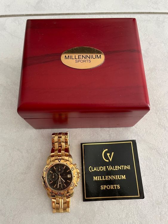 Claude valentini millennium hot sale sports watch