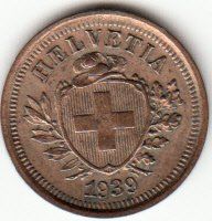 1 Rappen 1939 vz **RAR**