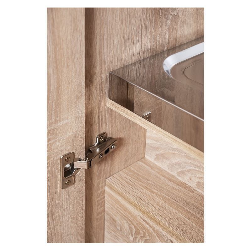 Cucine complete: 032 Schrankküche Küchenzeile eiche grau - Küche Einbauküche – Nuovo e nell'imballaggio originale da Wallenwil venduto da toesstalvertrieb 4