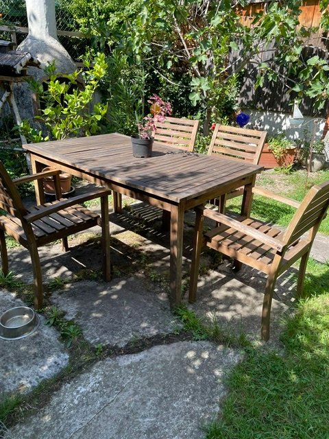 Ikea Set di tavolo e panche: IKEA NÄMMARO Gartenmöbel-Set – Usato da Freudwil venduto da Ginoginelli 2