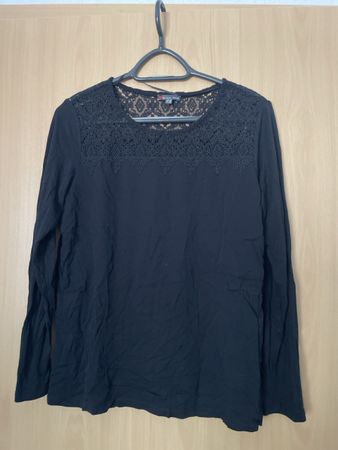 Street One Shirt langarm schwarz Gr 38