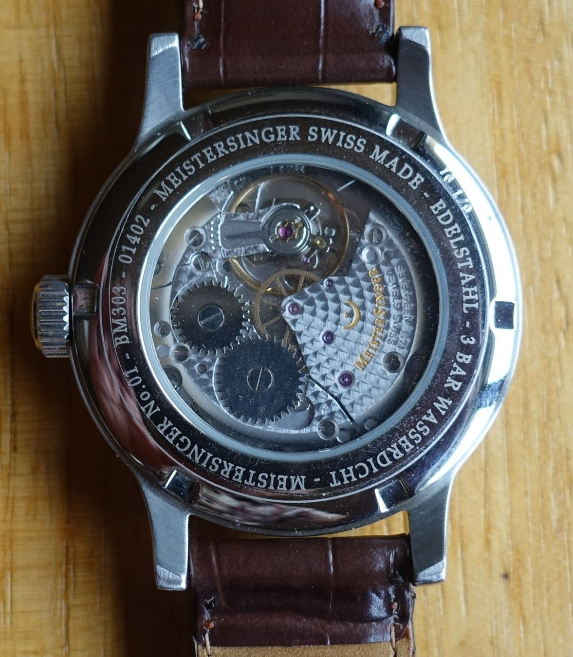 MeisterSinger Orologi: Meister Singer Uhr – Nuovo (secondo la descrizione) da Einsiedeln venduto da Amselspitz49 4