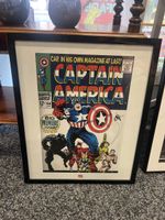 Captain America Bild gerahmt