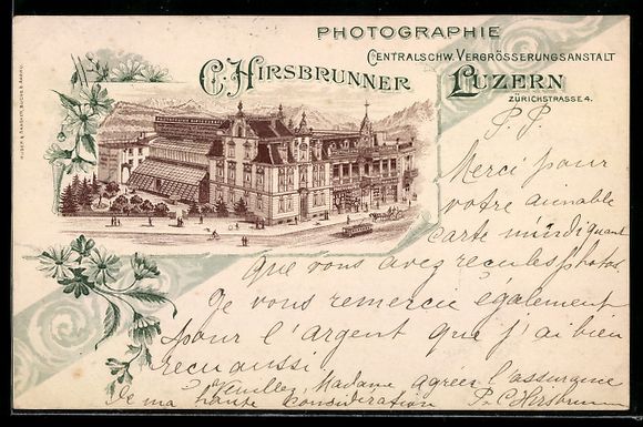 Ansichtskarten: Litho Luzern, Photographie-Geschäft C.  – Gebraucht aus Berlin von bartko-reher