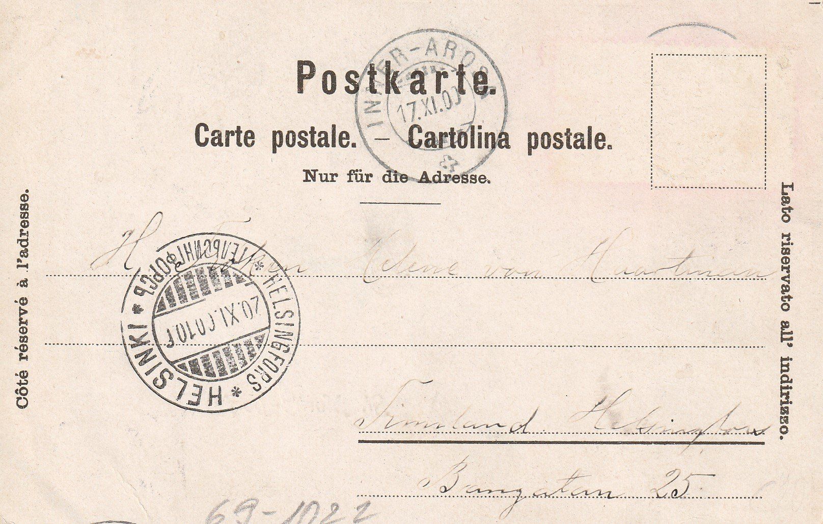 Cartoline postali: AK - St. Moritz - gel. 17.11.1900 – Usato da Fribourg venduto da schnalla92 1
