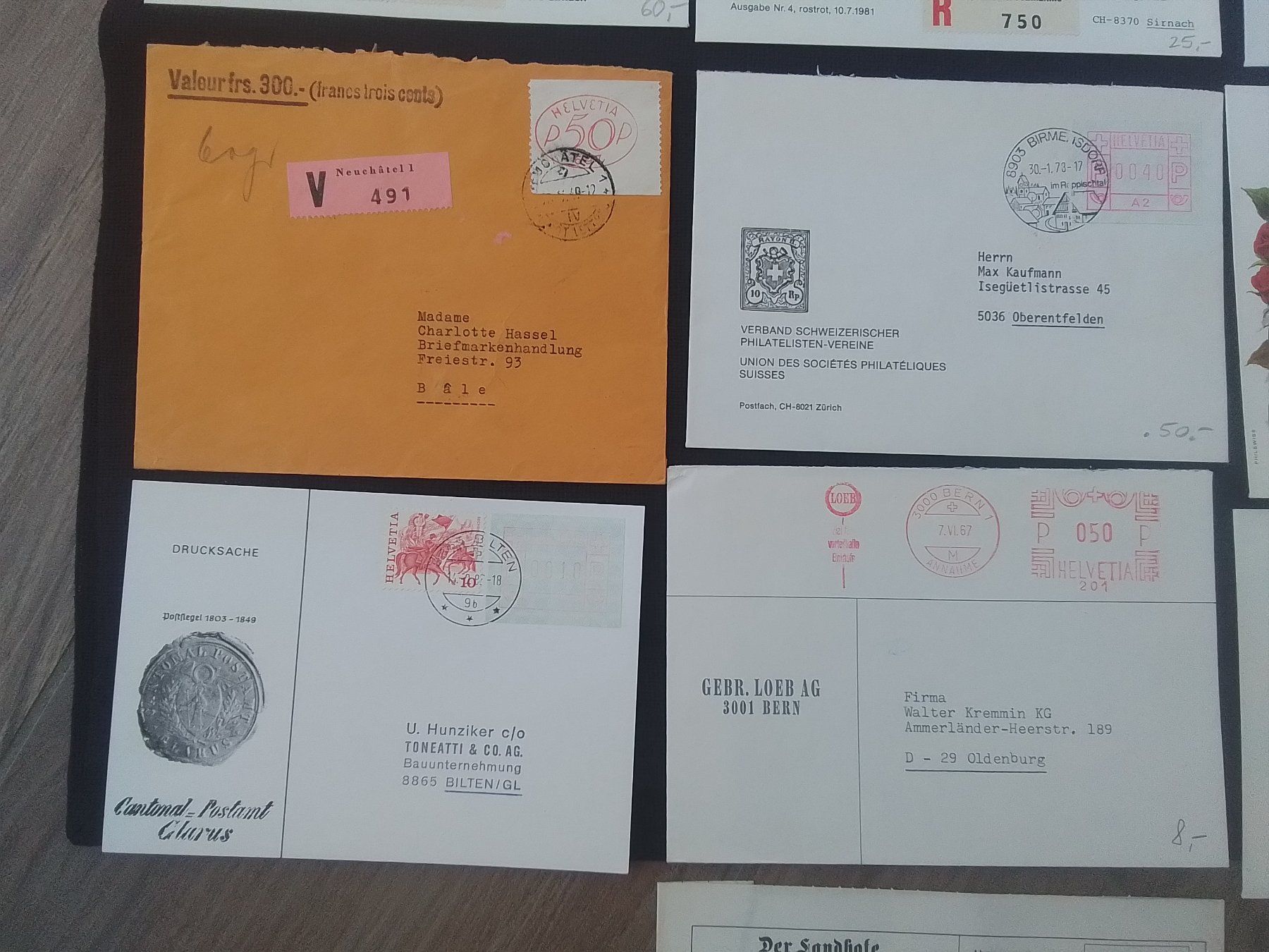 Tutti i francobolli: ATM - inklusive FDCs – Usato da Reichenburg venduto da Pipo-67 3