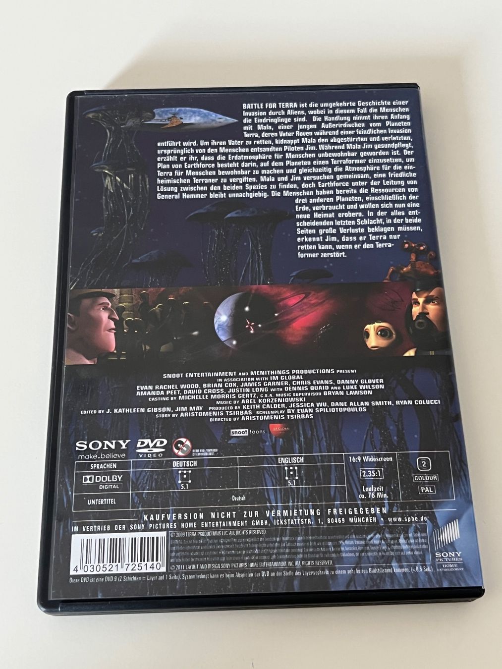 Tutti i DVDs: DVD Battle for Terra – Usato da Altstätten SG venduto da sheamus 1