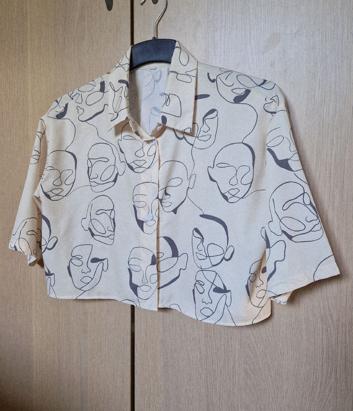 Camicette: chemise beige à imprimés – Usato da Onex venduto da viv_72hm