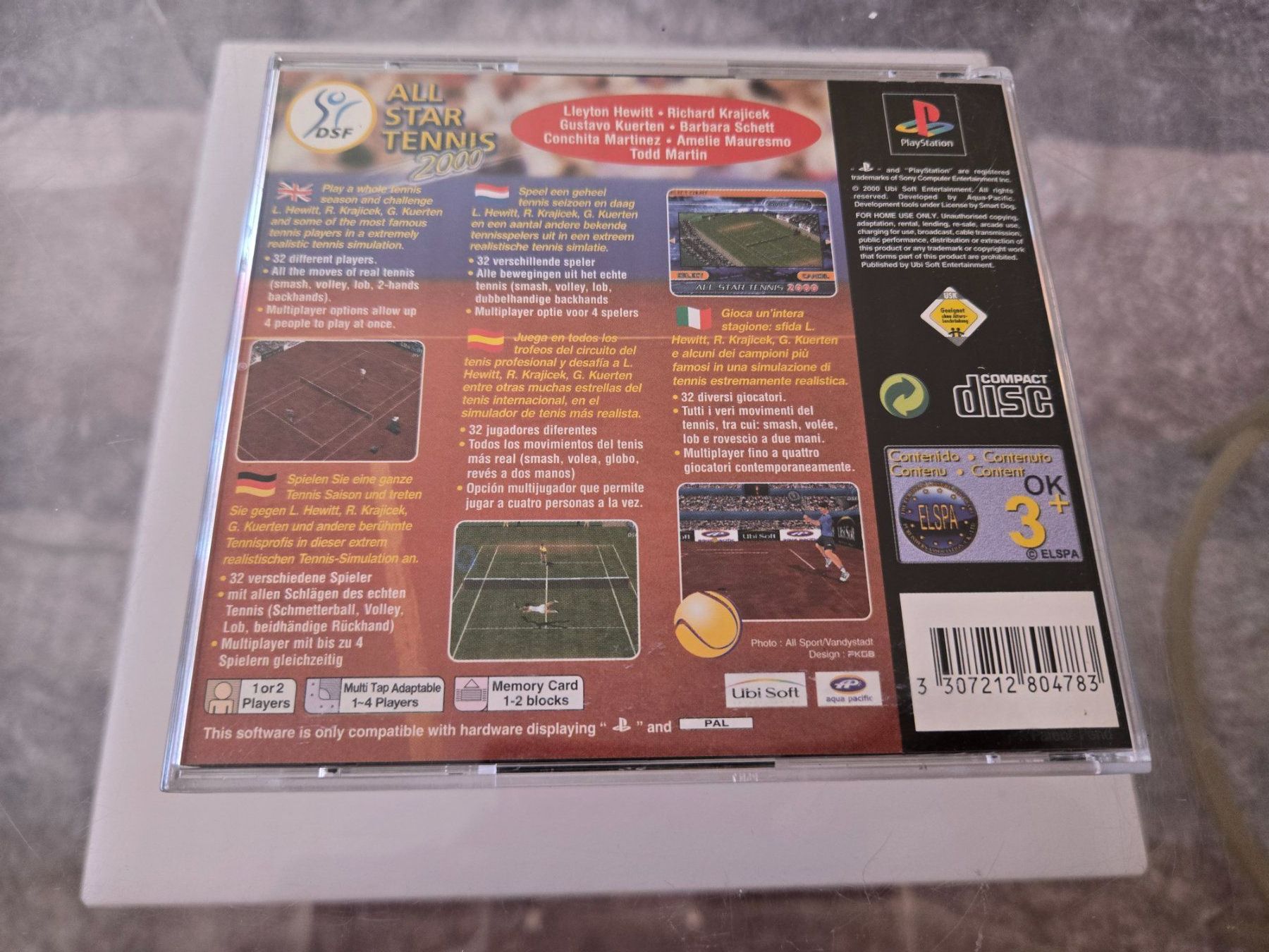 Giochi: All Star Tennis 2000 PS1 – Usato da Bussigny venduto da Kfdlt 1