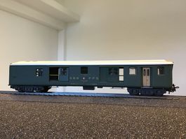 SBB CFF FFS GEPACKWAGEN grün H0 HAG 410 GLEICHSTROM