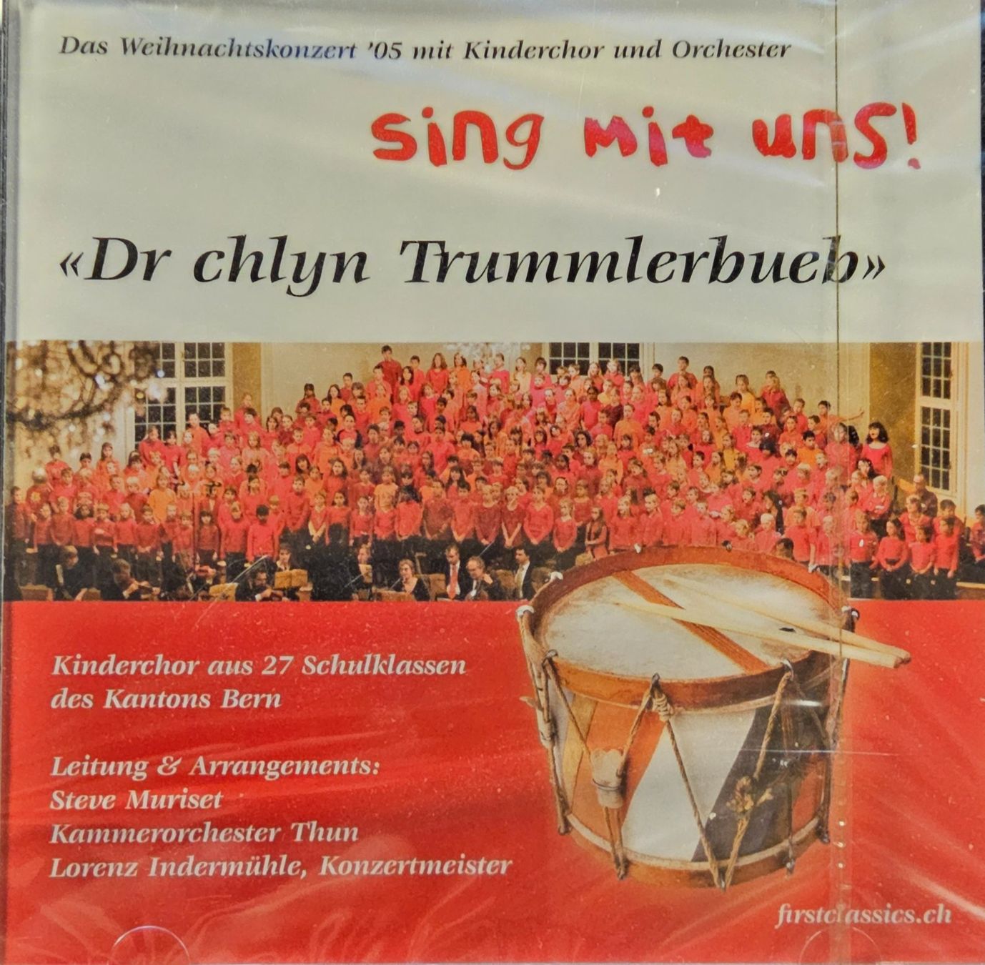 CD: Kinderchor Schulklassen Bern - Dr chlyn Trummlerbueb – Nuovo e nell'imballaggio originale da Wahlen b. Laufen venduto da Cg10