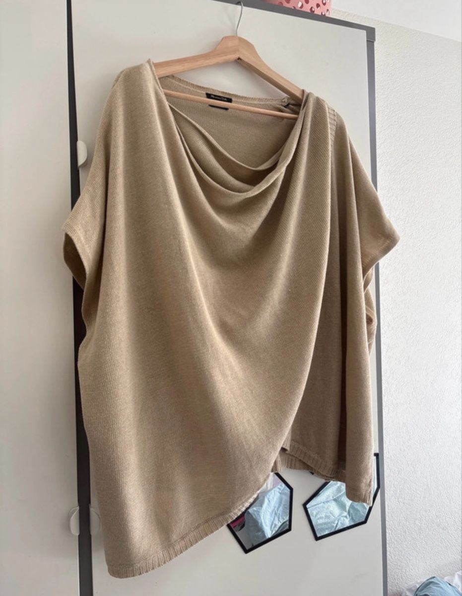 Massimo Dutti Altro in Moda donna: Poncho en lin et coton Massimo Dutti  – Usato da Genève venduto da ram_97rx