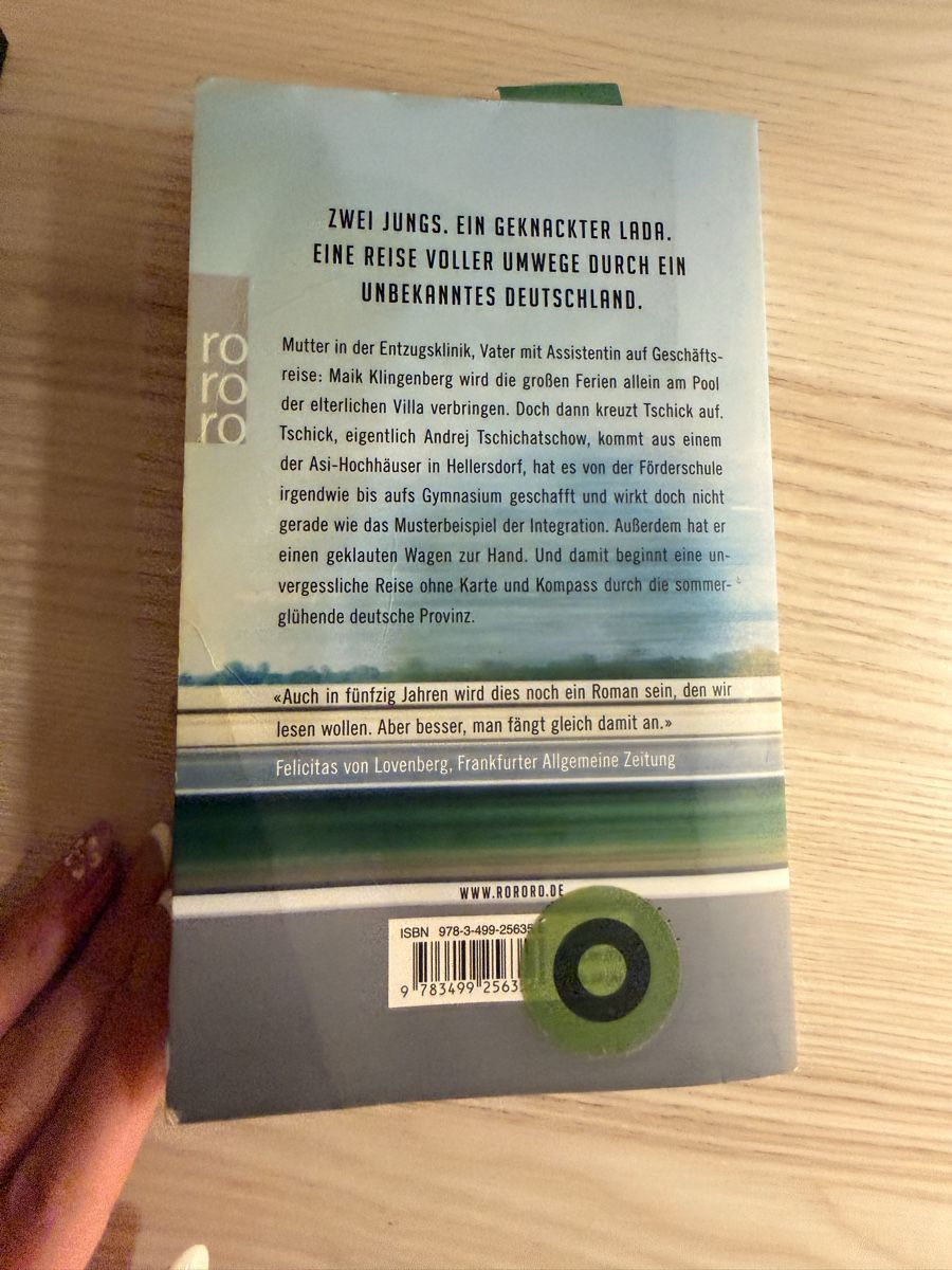 Bücher: Tschick Roman Wolfgang Herrndorf gebrauchtes Buch – Gebraucht aus Dornach von val_y2ws 2