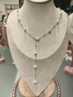 Perlenkette aus Silber 