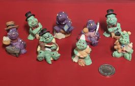 8x Steinfiguren Dinosaurier (aus den 90ern)