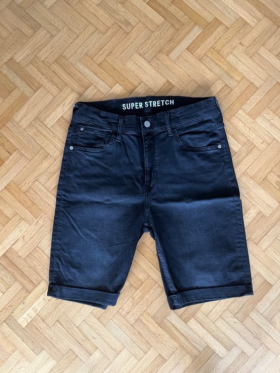 TTJOSH Regular Slim Jeans Shorts mit Superstretch