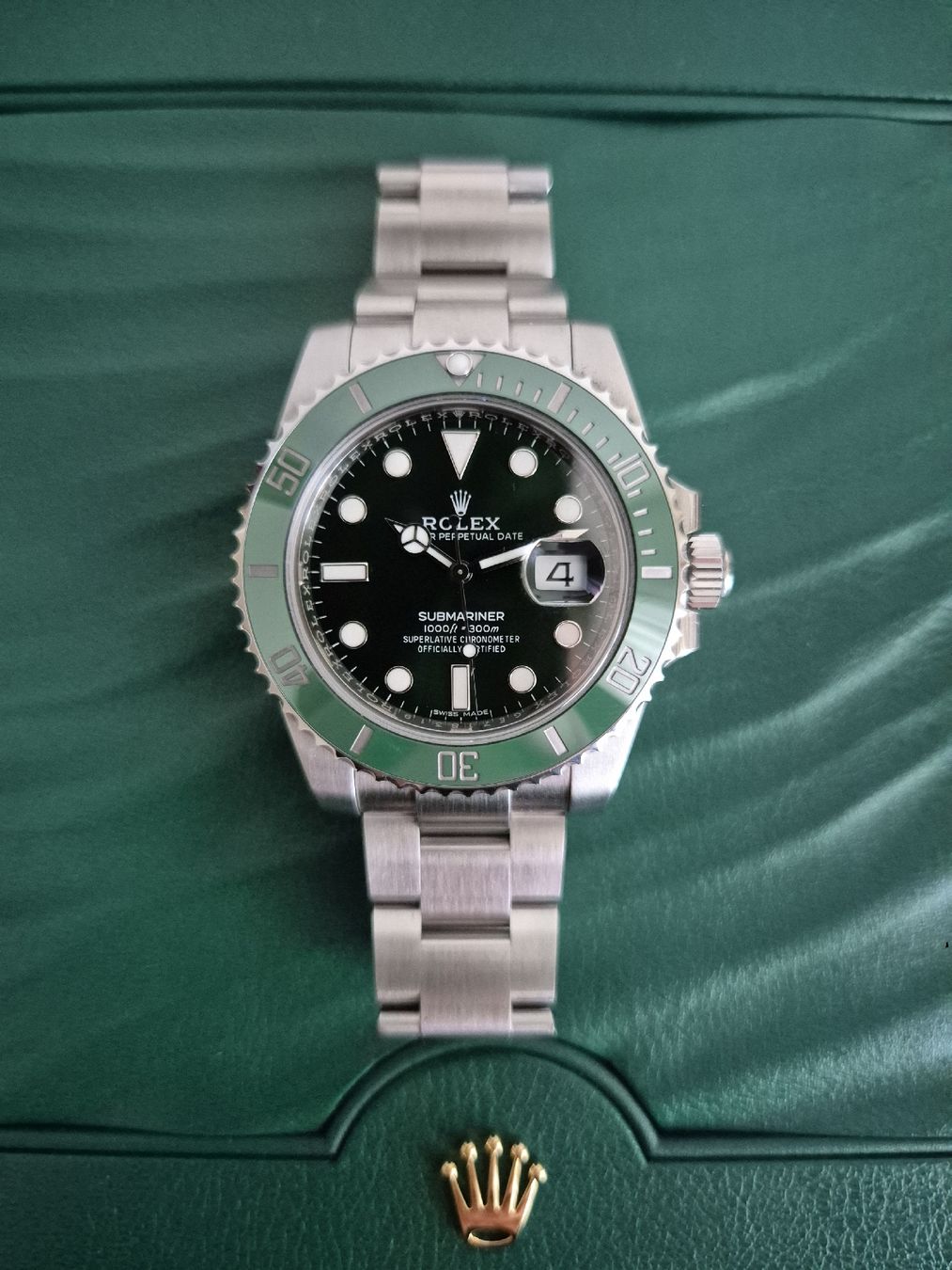 Rolex Uhren: Rolex Submariner Date 11610LV Hulk – Gebraucht aus Zürich von Dalema13 3