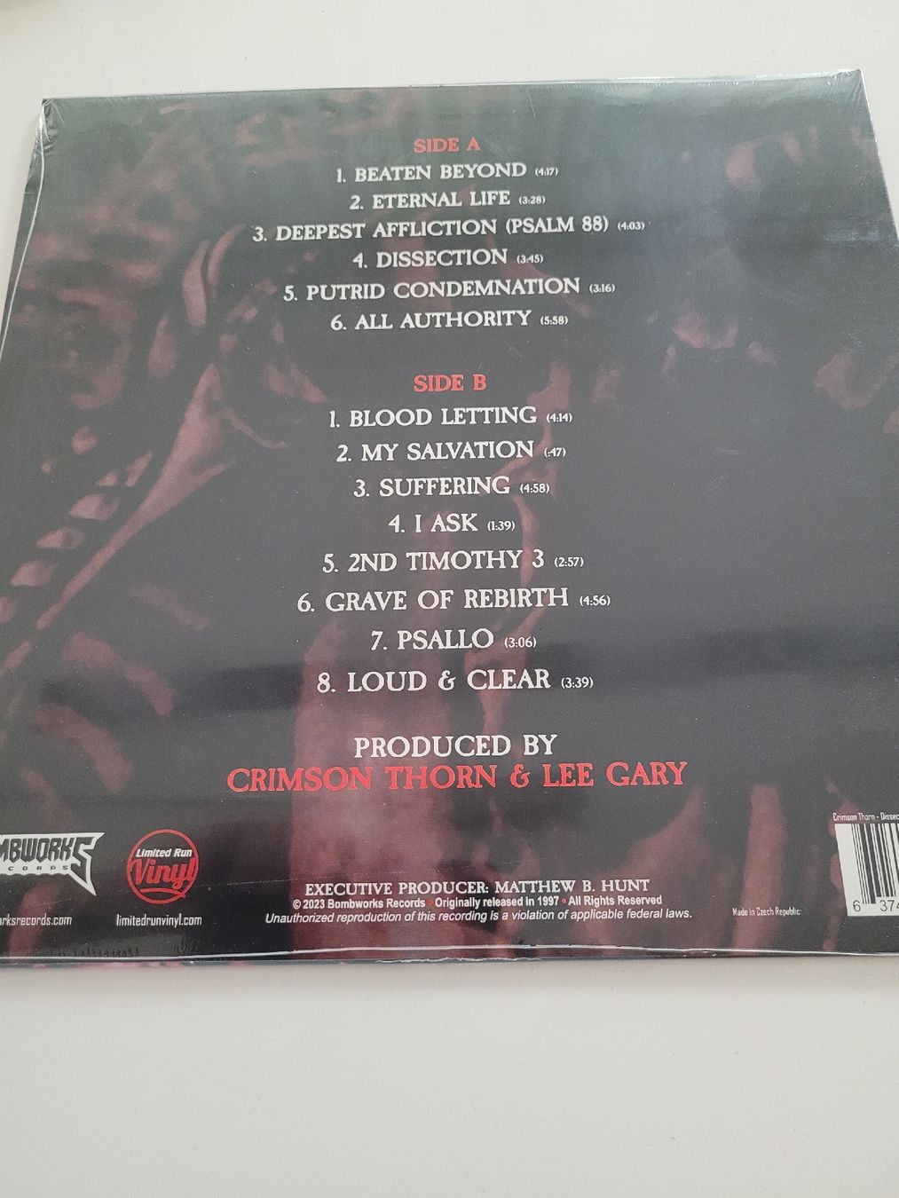 Dischi in vinile: Crimson Thorn - Dissection Vinyl LP – Nuovo e nell'imballaggio originale da Münsingen venduto da Drachenwurst 1