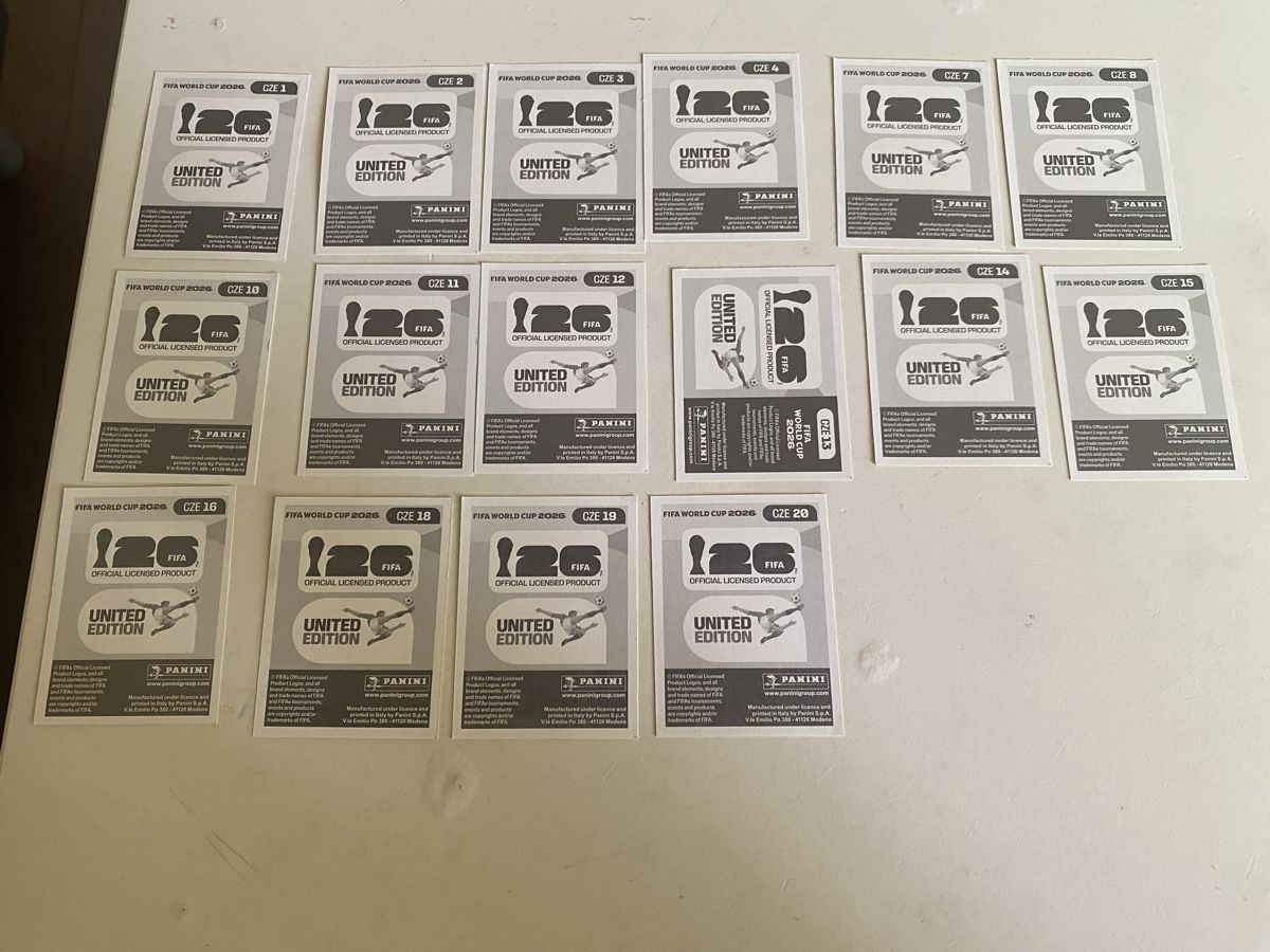 Panini Sammelbilder & Trading cards: WM 2026 Panini Tschechien Bundle 16 Karten – Neu (gemäss Beschreibung) aus Engi von sil_c7g5