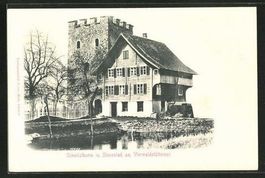 Schnitzthurm in Stansstad, um 1900