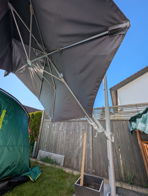 Riesen Sonnenschirm zum kurbeln Kaufen auf Ricardo