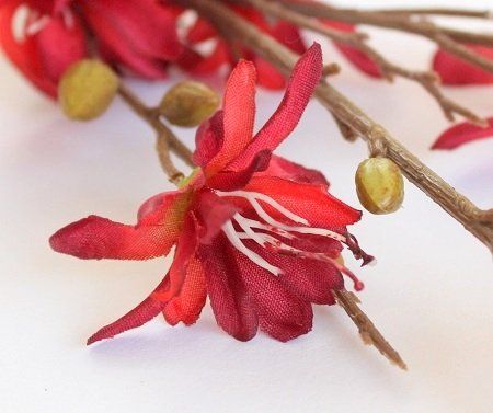 Tutte le decorazioni: Blütenzweig rot – Nuovo (secondo la descrizione) da Schlatt TG venduto da kreativ-atelier 1