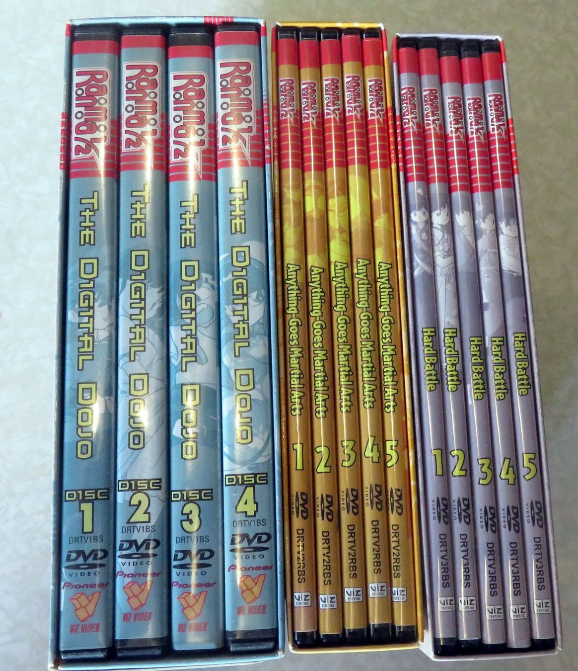 Tutti i DVDs: Ranma 1/2 Box Sets Staffeln 1-3 US Version – Usato da Hinwil venduto da Koyuko 1