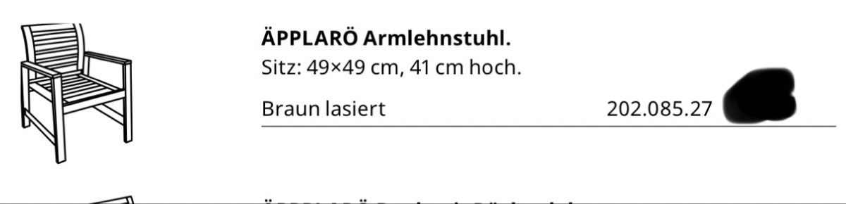 Ikea Set di tavolo e panche: Terrassenmöbel/Gartenmöbel – Usato da Liestal venduto da jubbi 8