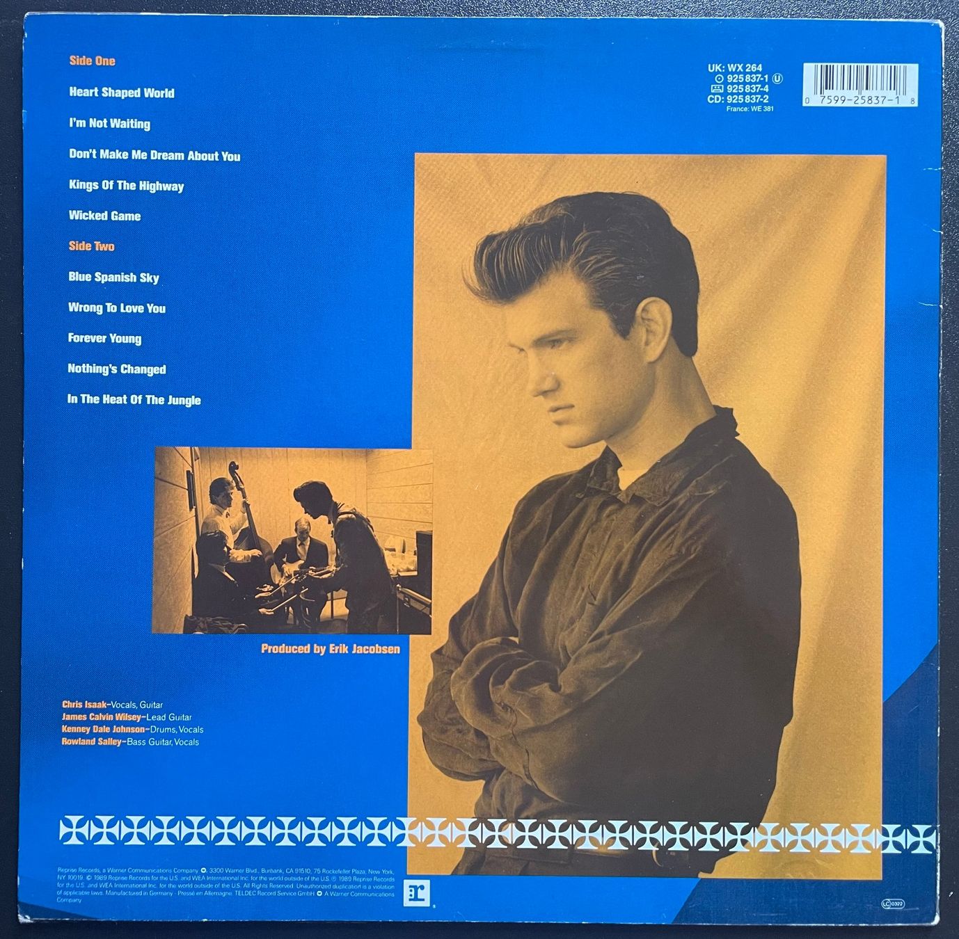 Dischi in vinile: Chris Isaak, Heart Shaped World, EU, Original!! – Usato da Kleinlützel venduto da Vinylspezi 1