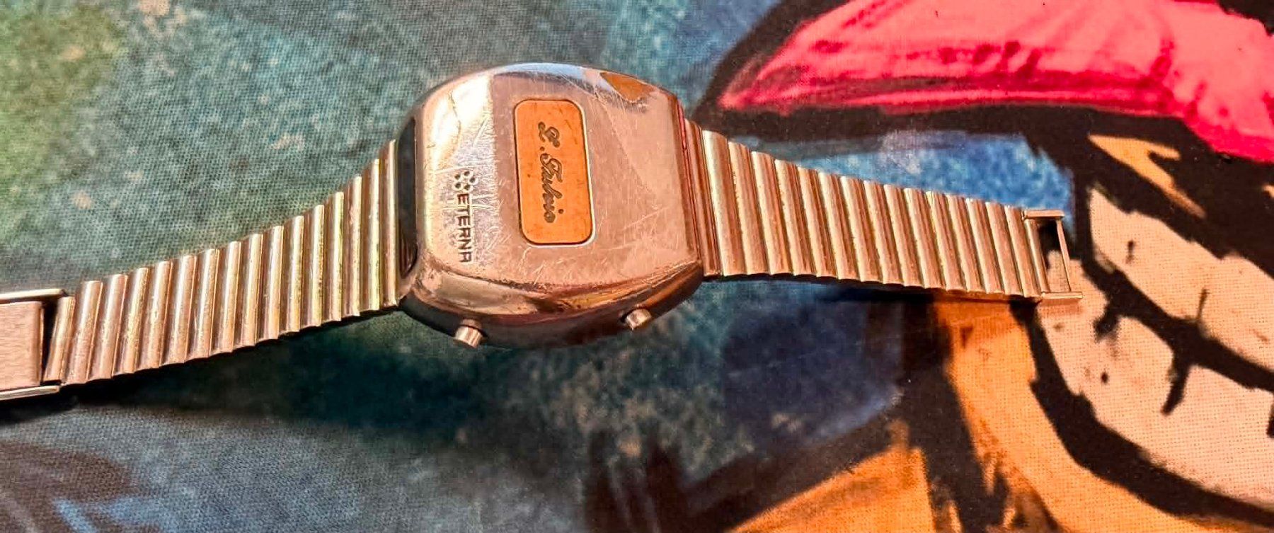 Eterna Orologi: Orolorgio ETERNA Driver LED Cal. 9392 del 1977 – Usato da Giubiasco venduto da Ticinerd 2