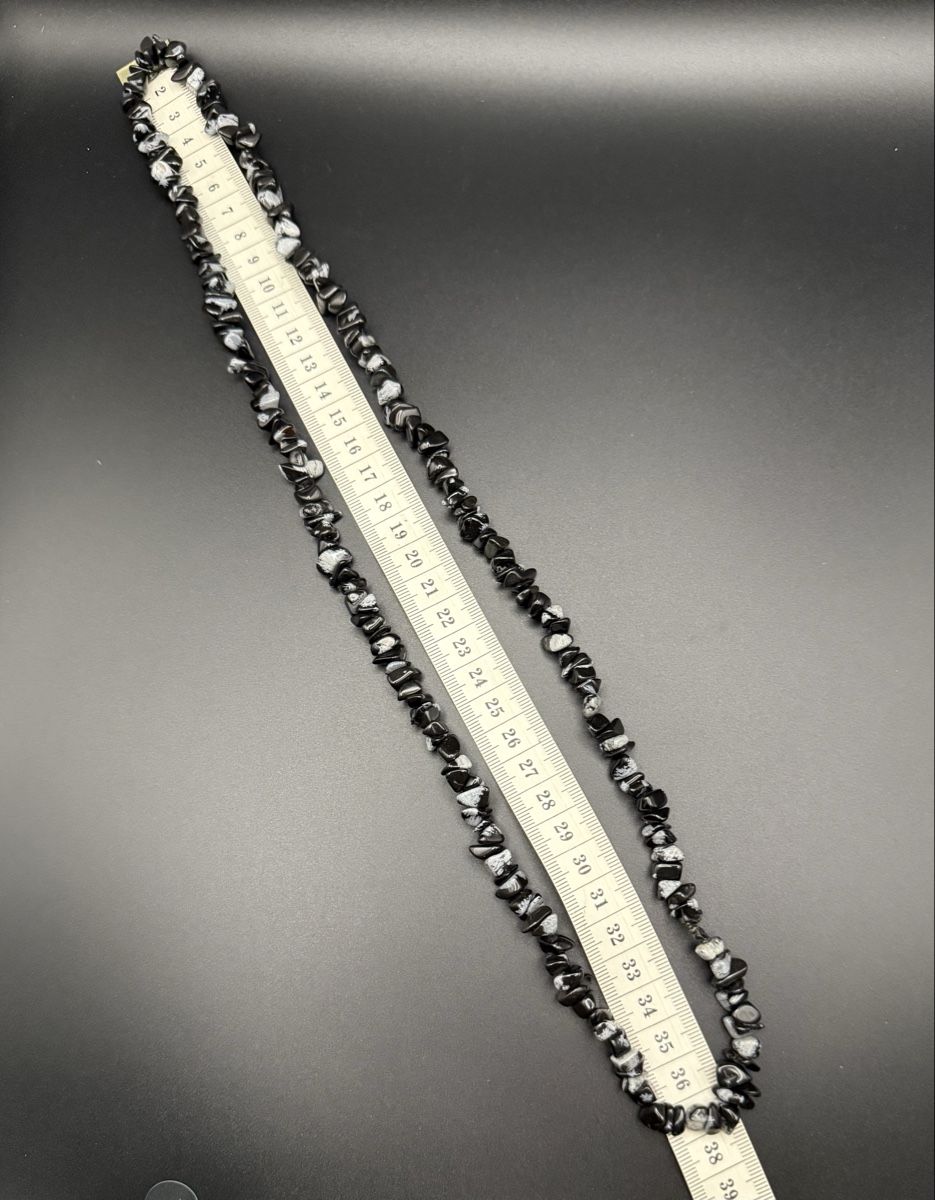 Catenine: Halskette Schneeflocken-Obsidian – Usato da Lamone venduto da LaCantinaMagica 8