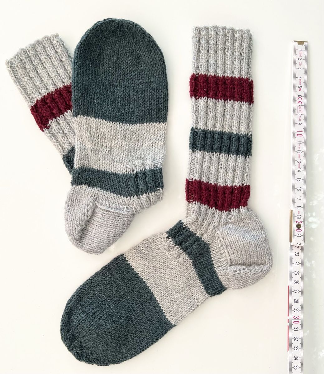 Calze: Wollsocken Gr. 40 ( handgestrickt ) – Nuovo e nell'imballaggio originale da Uznach venduto da bike181959 3