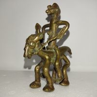 Dogon Reiter Figur, 10 cm Hoch