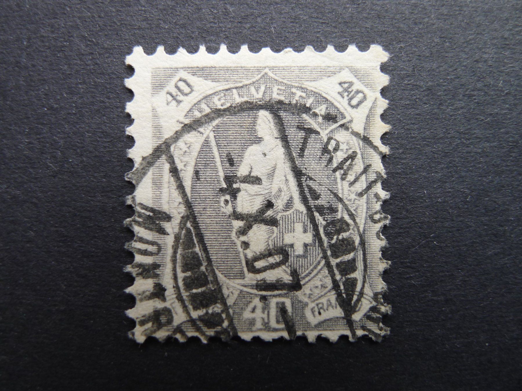 Tutti i francobolli: 1907 Nr. 89A gestempelt SBK 300.- – Usato da Dagmersellen venduto da wyss1982