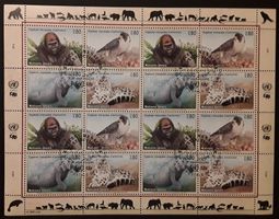 1993: UNO Genf gefährdete Arten I Kleinbogen ET
