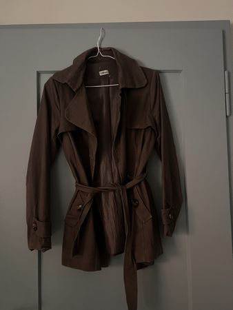 Vintage-Trenchcoat in Braun 