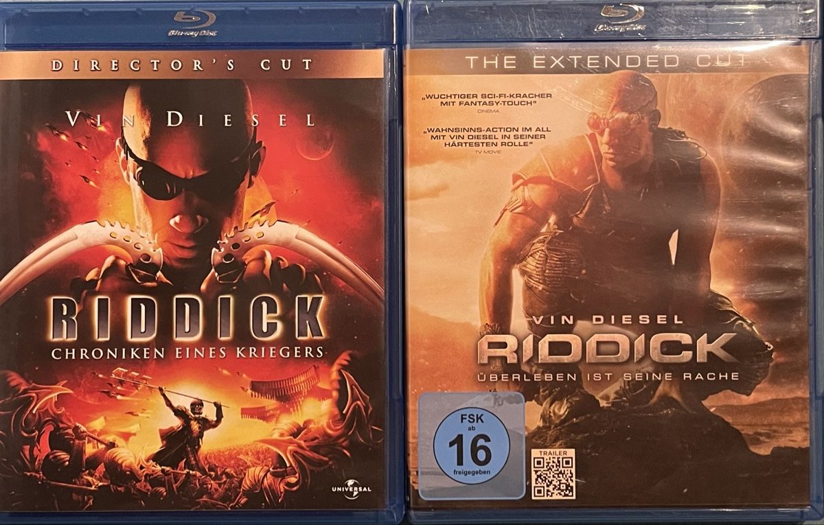 Tutti i DVDs: Riddick 1 / Riddick 2 – Nuovo (secondo la descrizione) da Waldenburg venduto da Gonzo8