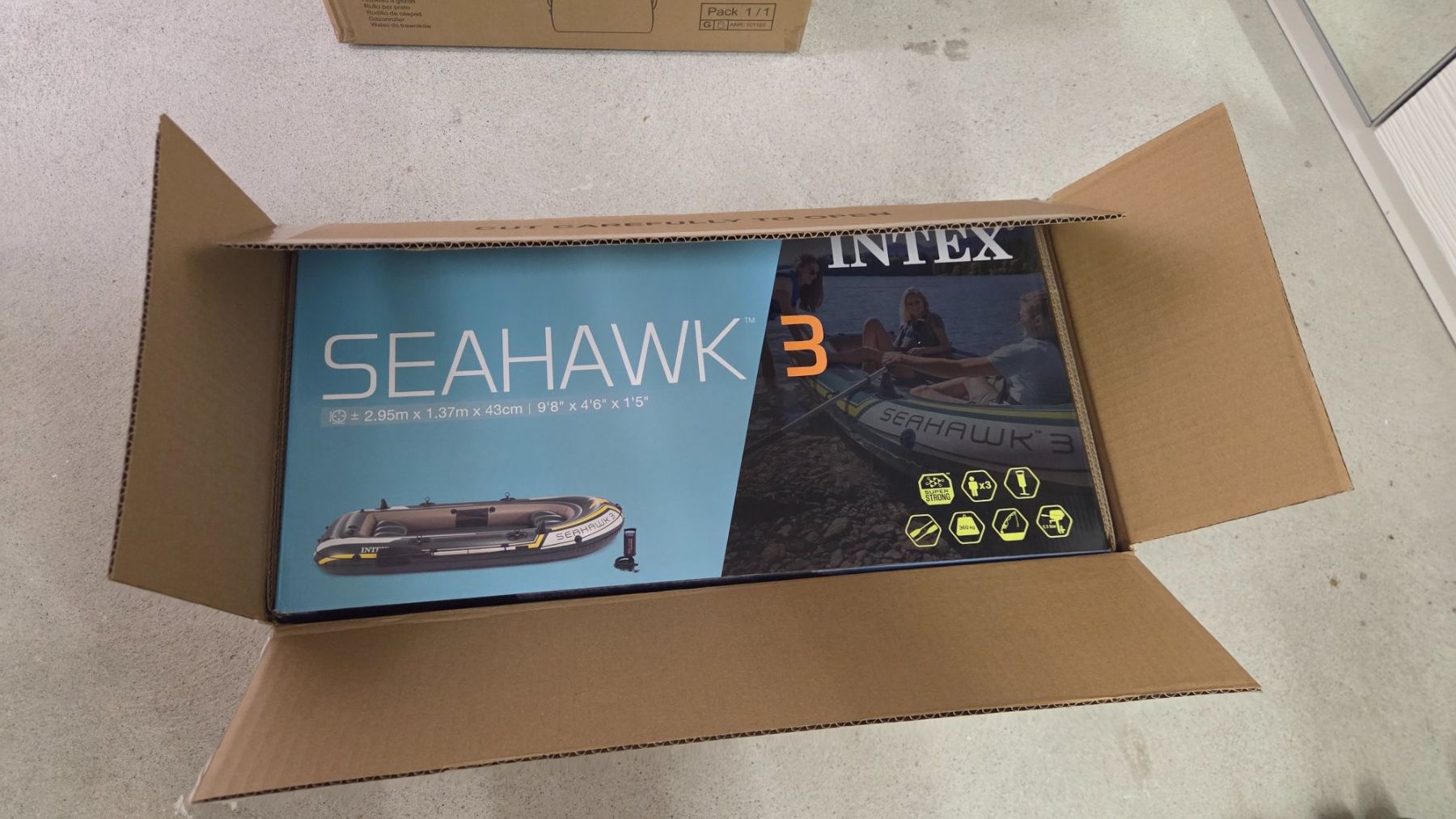 Bateaux: Intex Seahawk 3 Set Boot – Neuf avec emballage d'origine à Schlieren par skzs