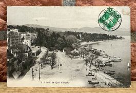 1911 - Le Quai d’Ouchy - Lausanne - Lac Leman