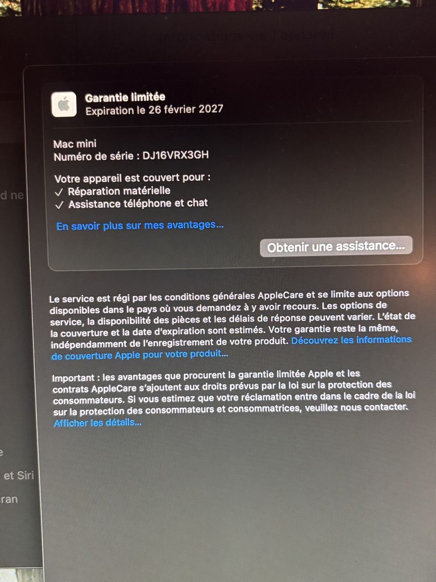 Apple PCs: Apple Mac mini M4 16 Go RAM 256 Go SSD – D'occasion à Genève par bezand 7