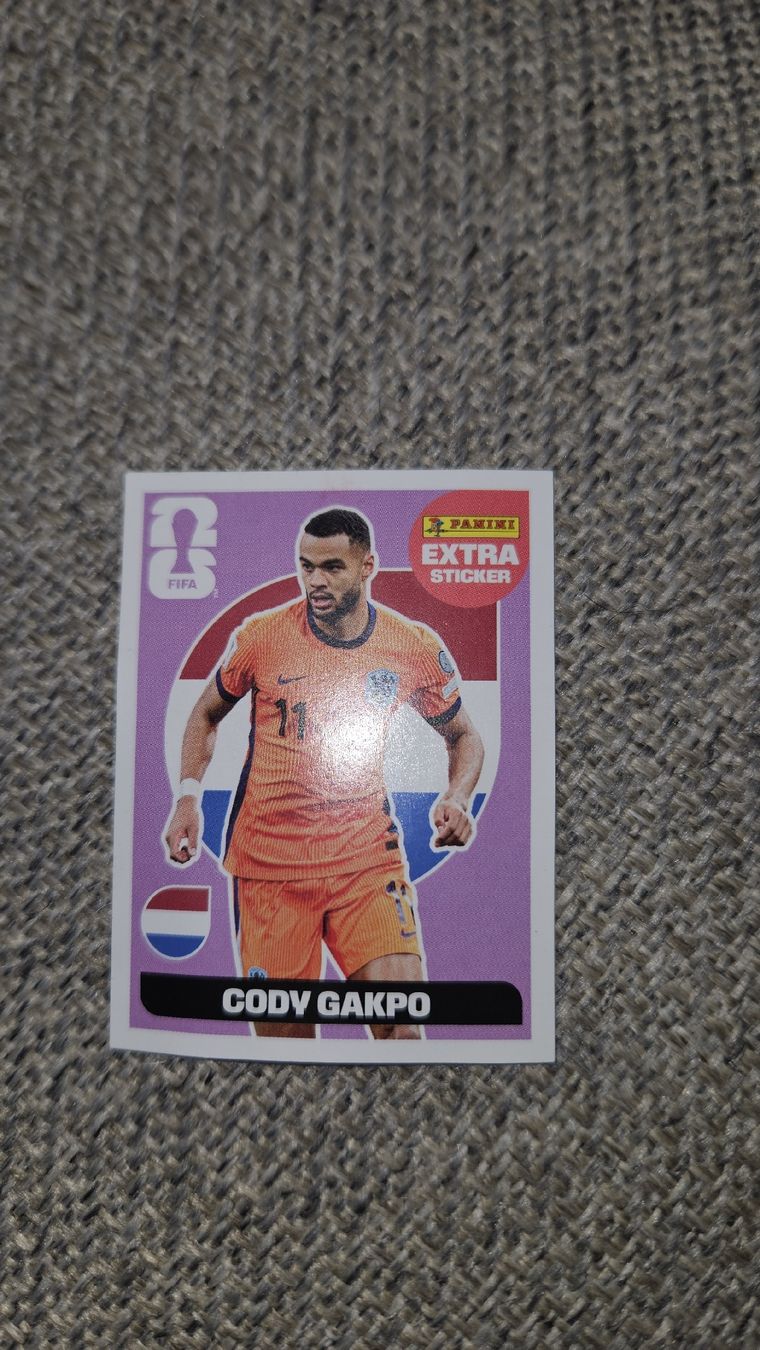 Panini Sammelbilder & Trading cards: Fifa 2026 Extrasticker Cody Gakpo Pink – Neu (gemäss Beschreibung) aus Au ZH von Euro88