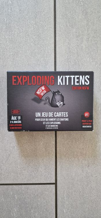 Jeu de cartes Exploding Kittens NSFW Edition 18+ (Gebraucht) in Avry ...