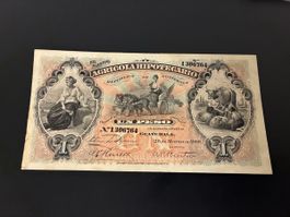1920 Guatemala Banco Agricola Hipotecario 1 Peso