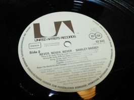 Lp Schallplatte 1973 Shirley Bassey - Never Never Never