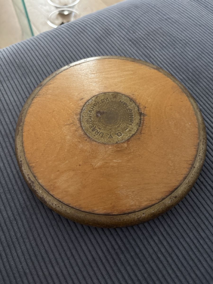 Tutti le monete: Disque à lancer olympique 1 kg 1952 – Usato da Estavayer-le-Lac venduto da bde_mc5x 1