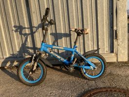 Vélo enfant Leopard bleu roues 12 pouces état utilisé